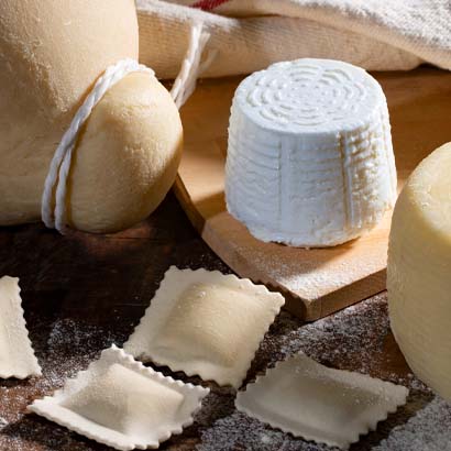 Ravioli with four Calabrian Cheeses